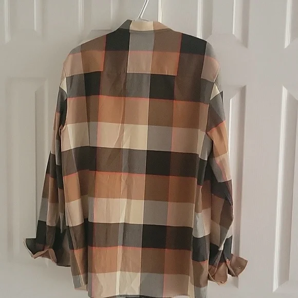COS FLANNEL CHECKED SHIRT L - Picture 3 of 6
